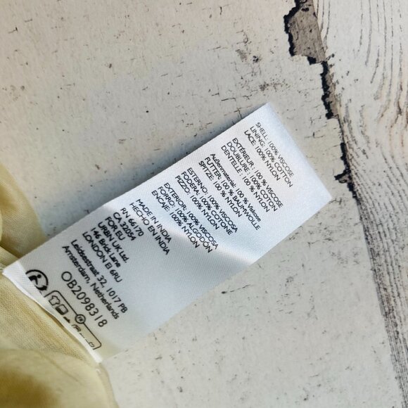 NWT $148 Free People Calliope Ruffle Midi Skirt M Hi Lo Lt Green Sage Boho - Picture 10 of 16